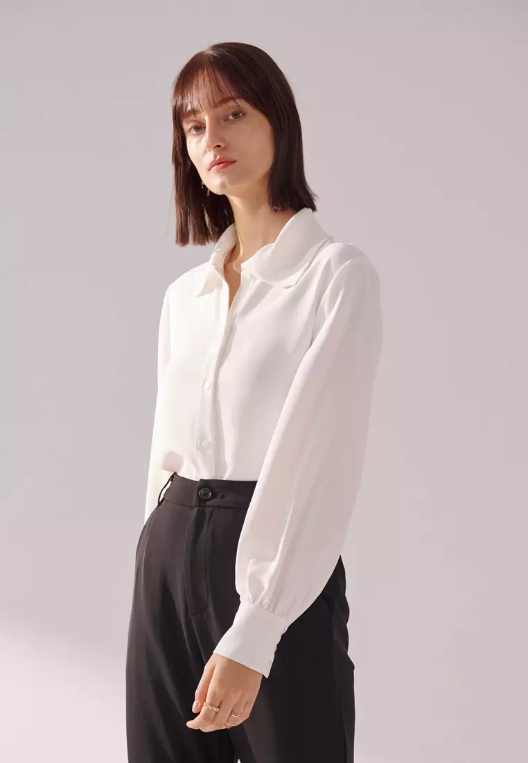 White Button Up Blouse