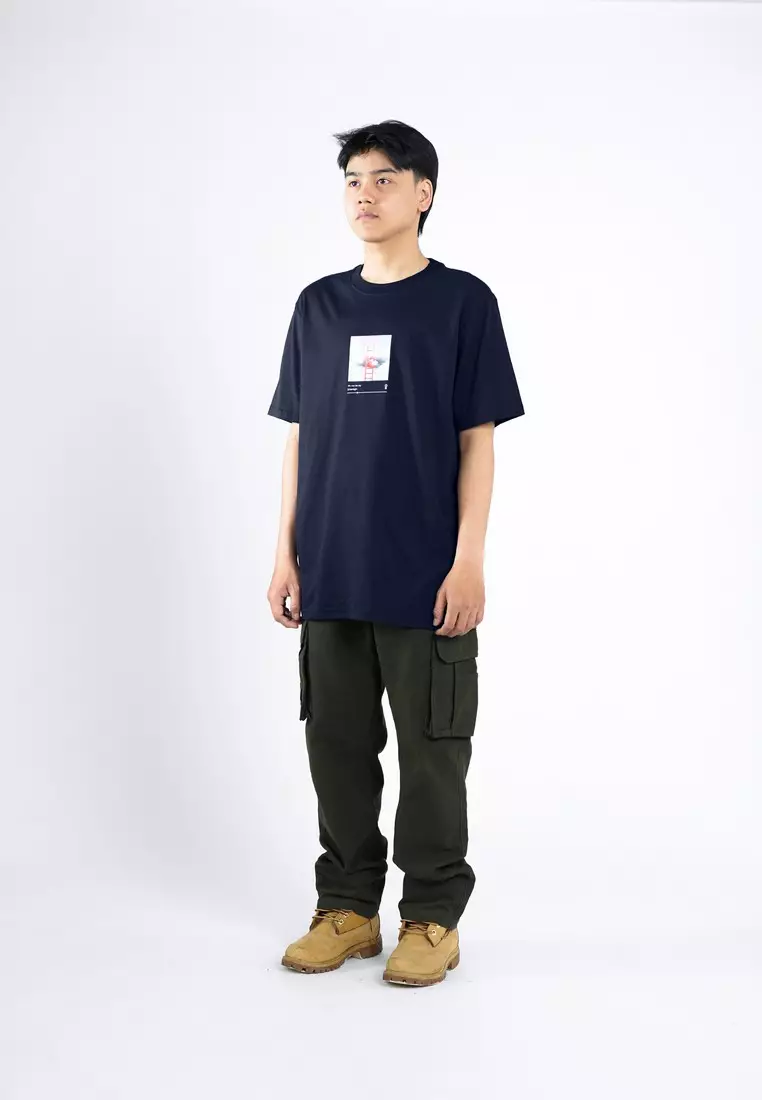 Greenlight Men's T-Shirt Short Sleeve Regular Fit Cotton Cloud OL-C260325