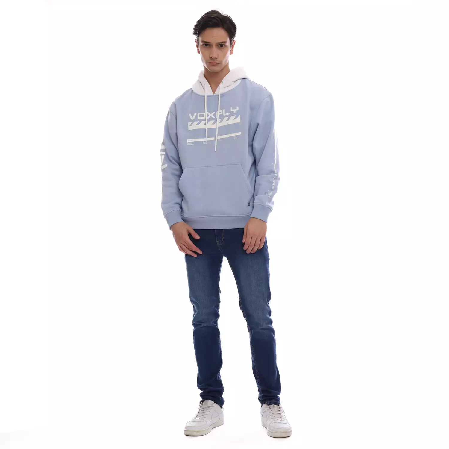 Voxfly Jumper Pria Futuristic Ii Men Hoodie Planet Surf