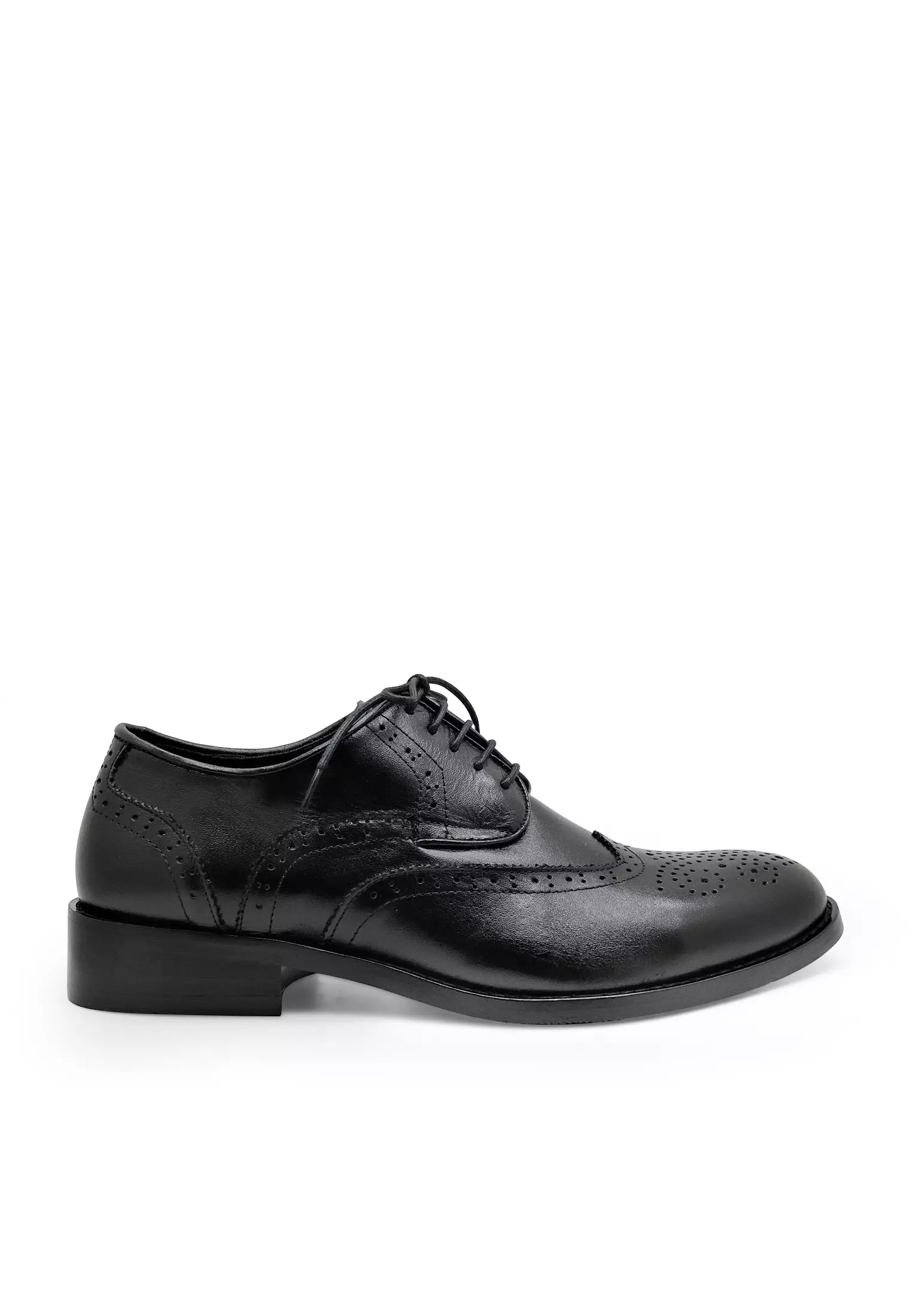 Galvin Sepatu Lace Up Pantofel Kulit Asli Kantor Formal Pria
