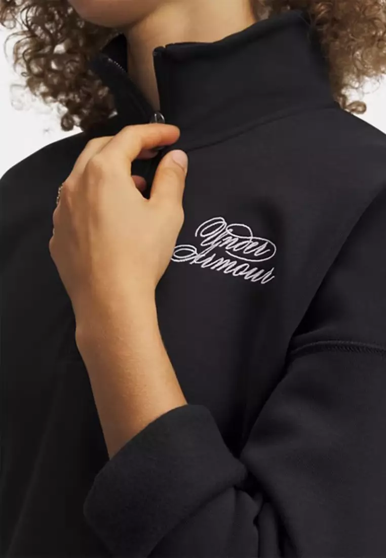 Rival Fleece Script Women's 1/2 Zip Sweatshirt