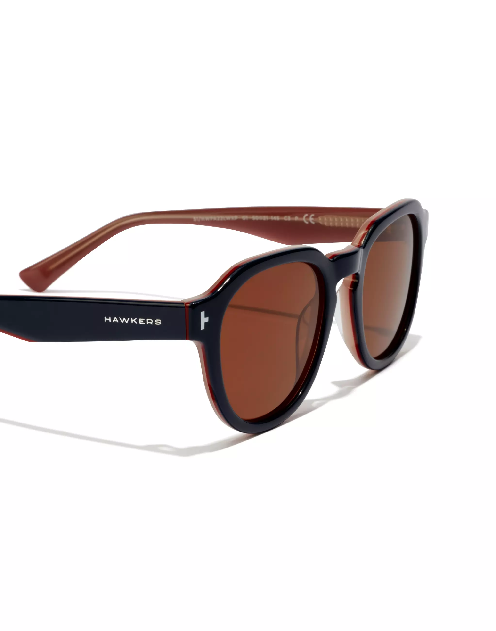 HAWKERS POLARIZED Blue Brown WARWICK PAIR Sunglasses for Men and Women, Unisex. UV400 Protection. Official Product designed in Spain