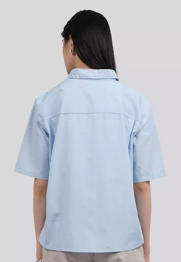 Easy Care Oversized Short Sleeve Shirt