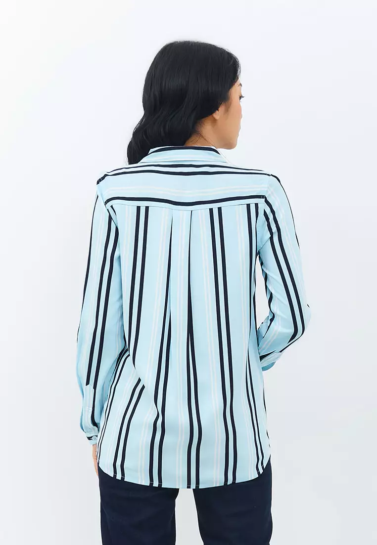 Aemma Blue Stripe Shirt (G.11606)