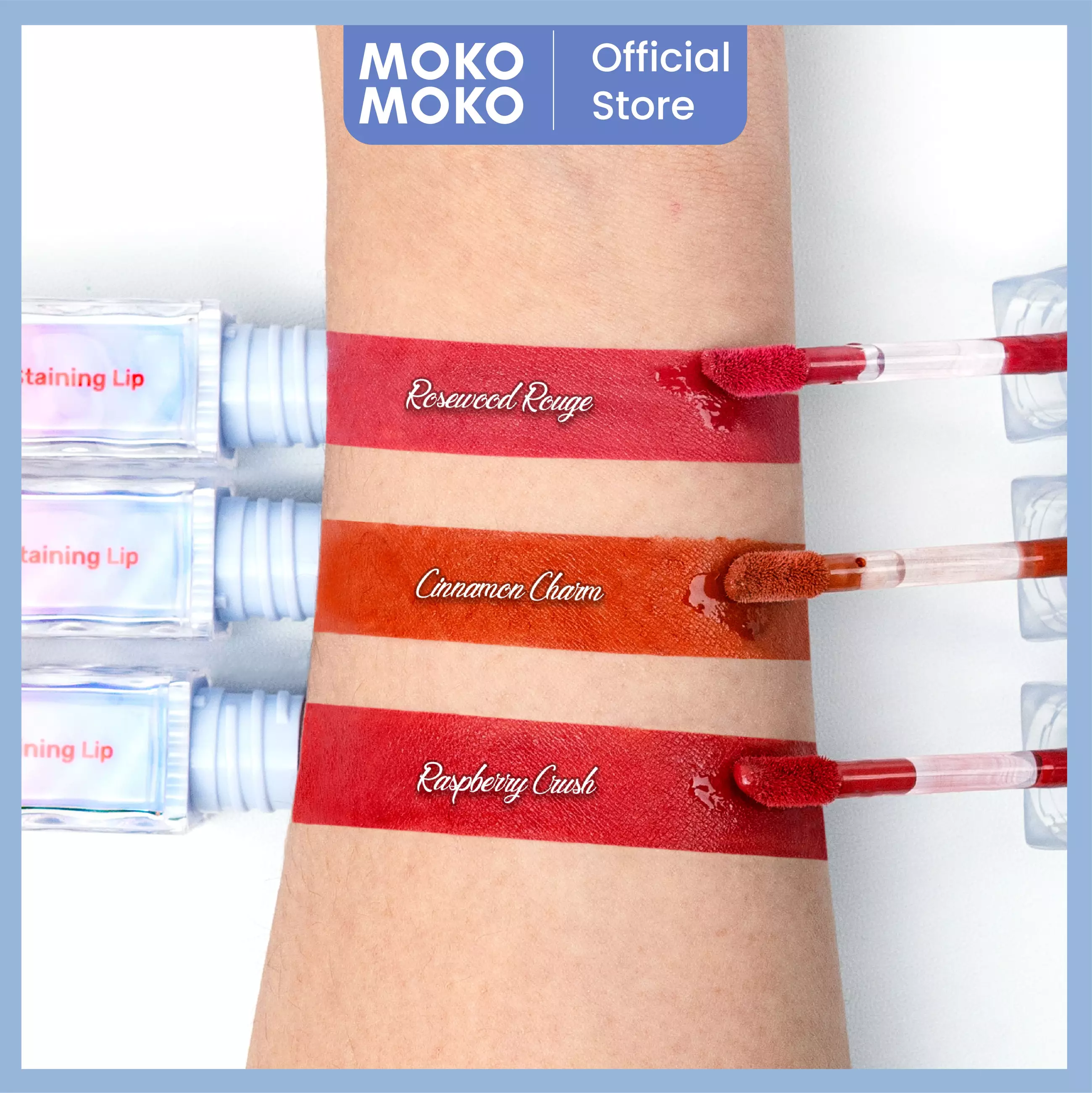 Moko Moko All Day Staining Lip - Rosewood Rouge
