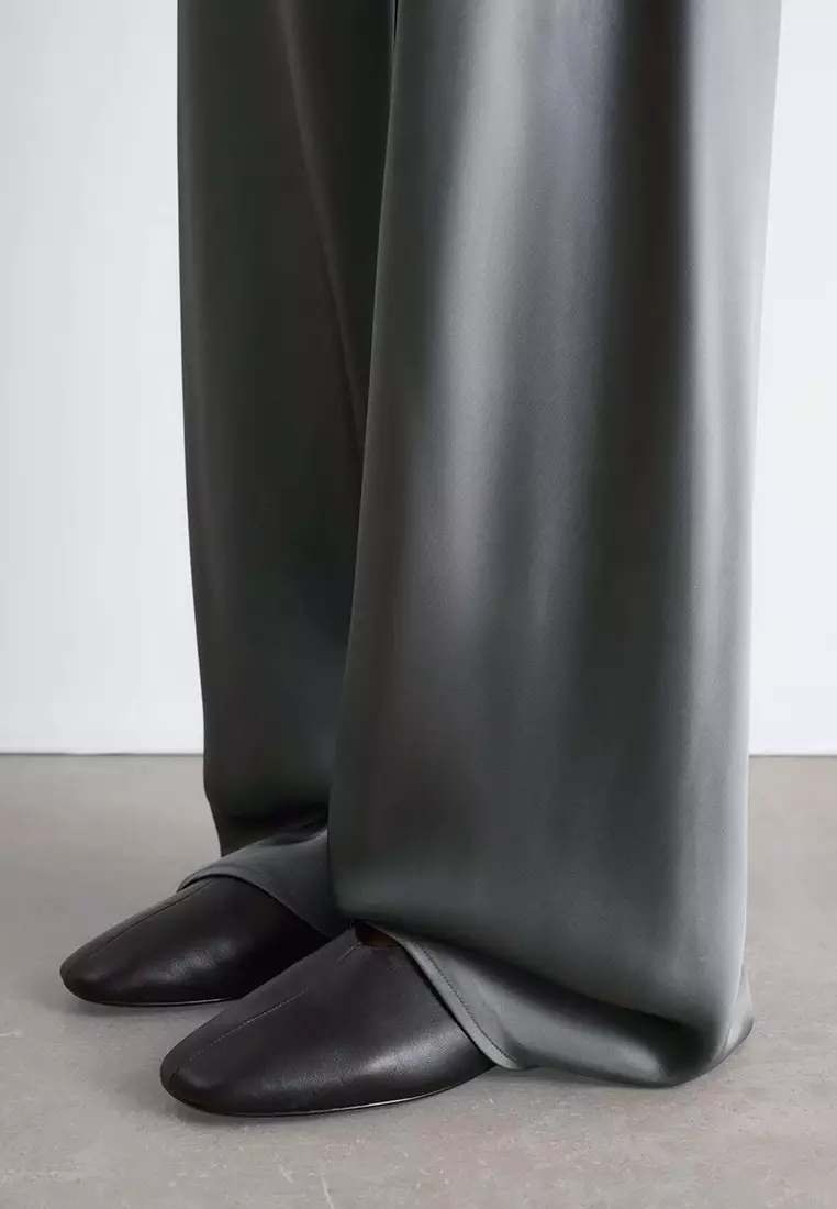 Drawstring Satin Trousers