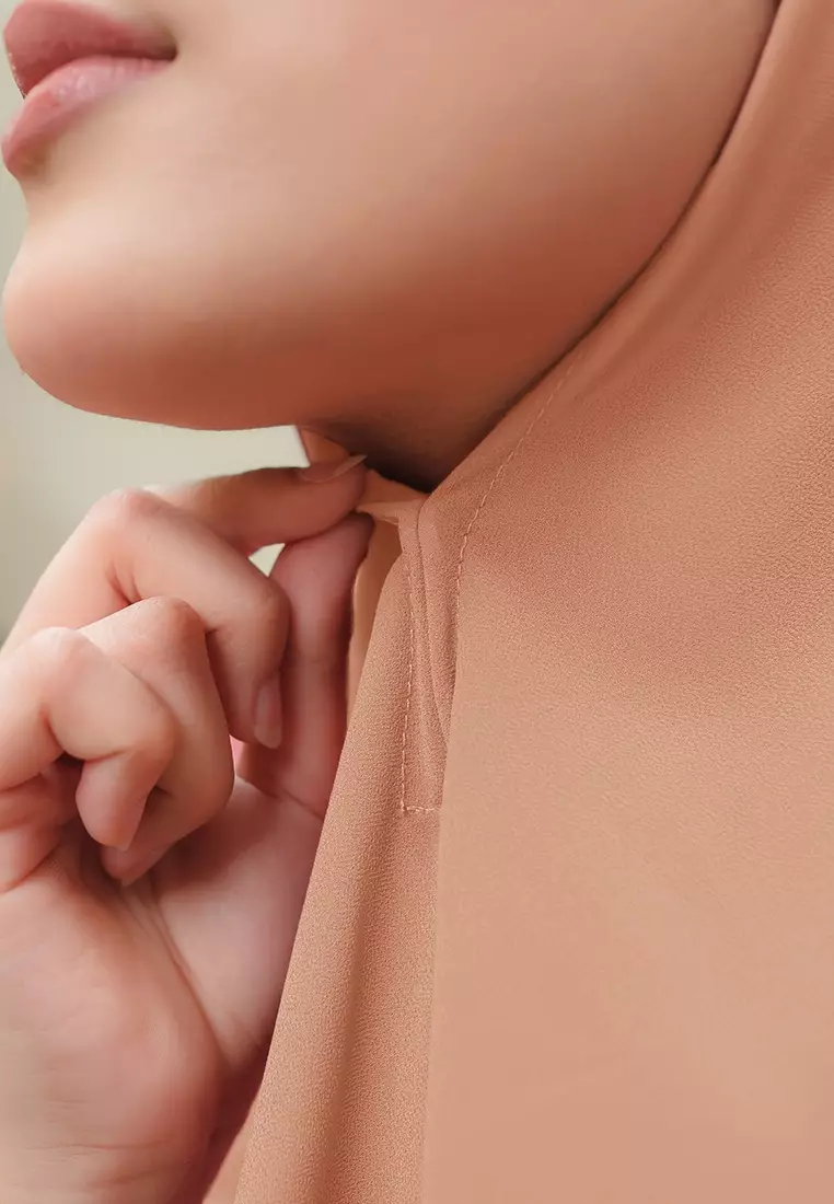 KHIBAN KHAIRA MAGNET PLUS NIQAB - LIGHT PEACH