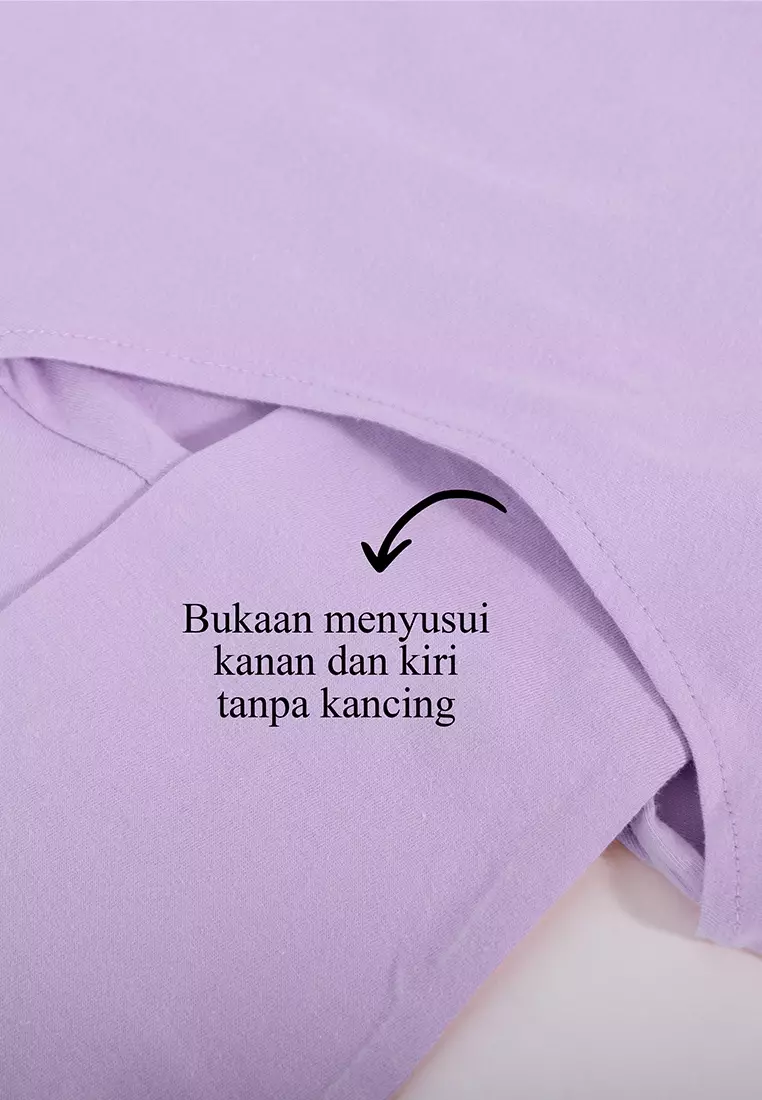 Momira Nursing Long Sleeve T-Shirt | Atasan Basic Lengan Panjang | Kaos Ibu Menyusui - M