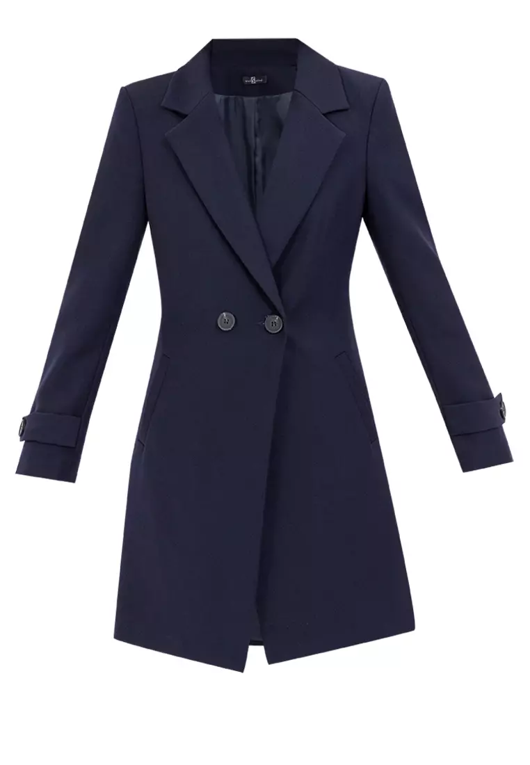Tailored Blazer Trench Coat