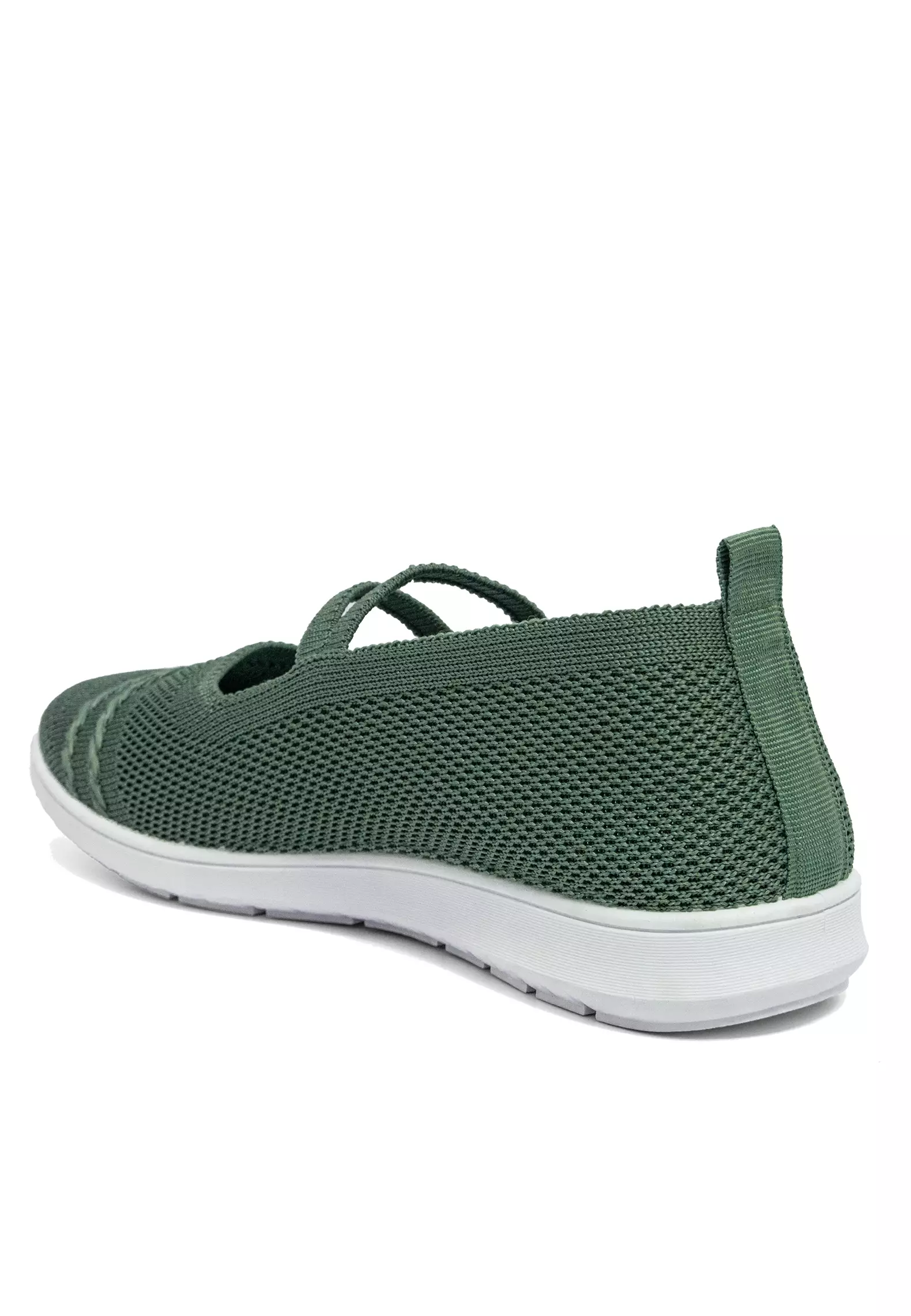 Dr. Kevin Sepatu Olahraga Sport Wanita Sneakers Rajut Slip On Marry Jane 559-009