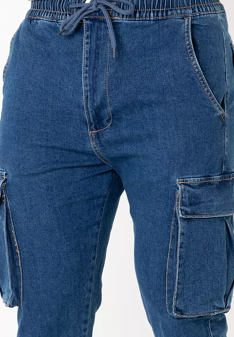 Slim Denim Joggers
