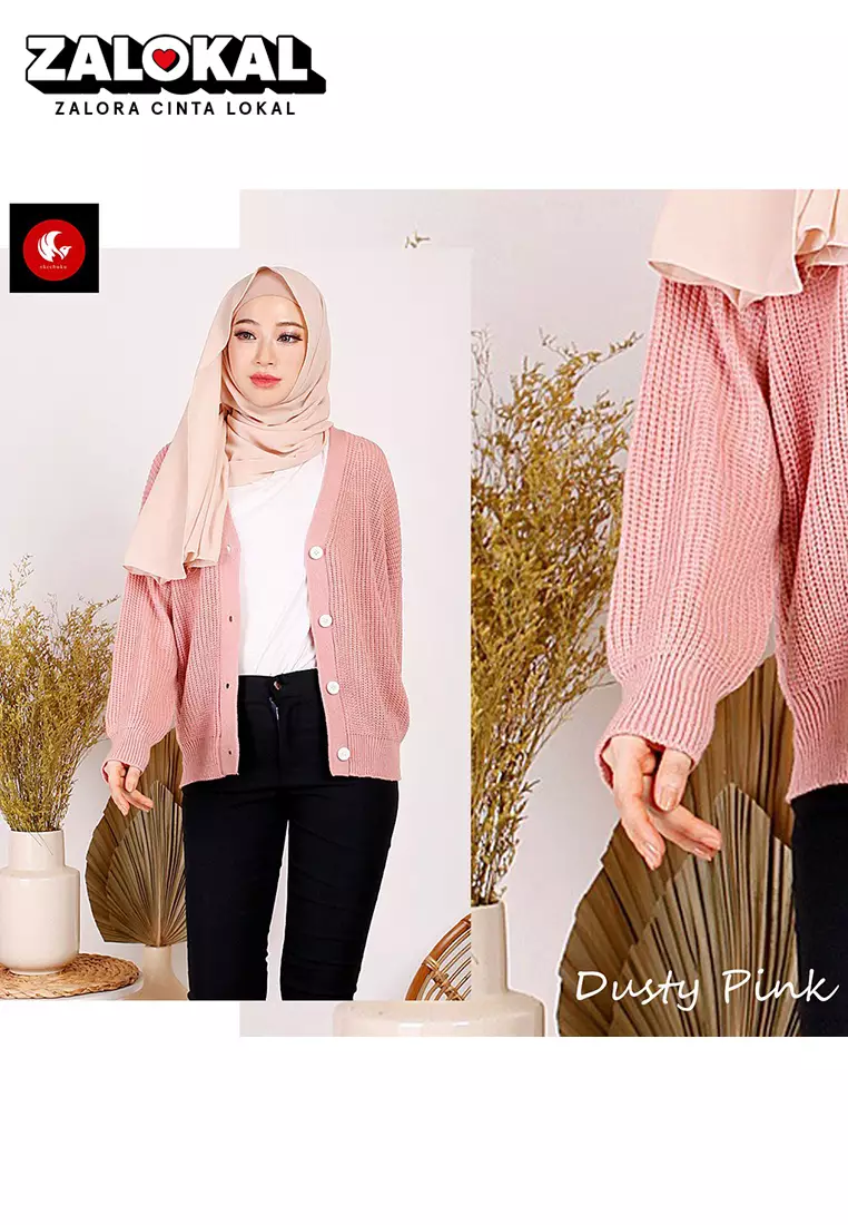 Jual Okechuku OKECHUKU Carra Cardigan Wanita Rajut Cardigan Rajut