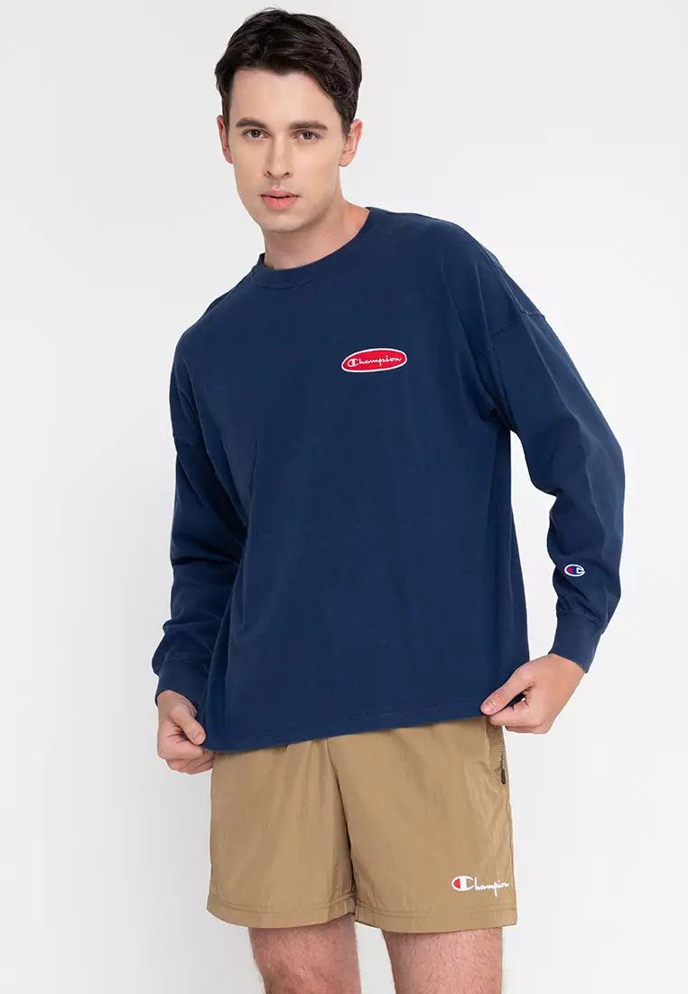 Buy Champion Japan Line Long Sleeve T Shirt Navy 2024 Online
