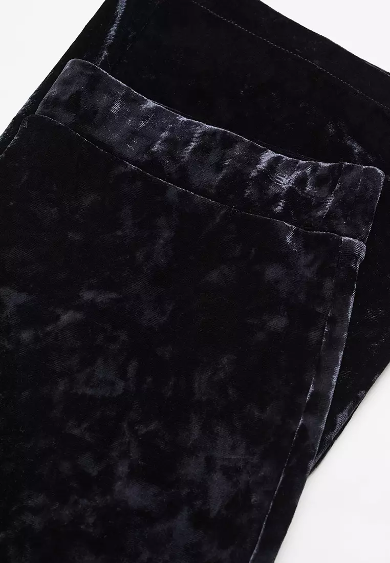 Buy Mango Straight Velvet Trousers 2024 Online