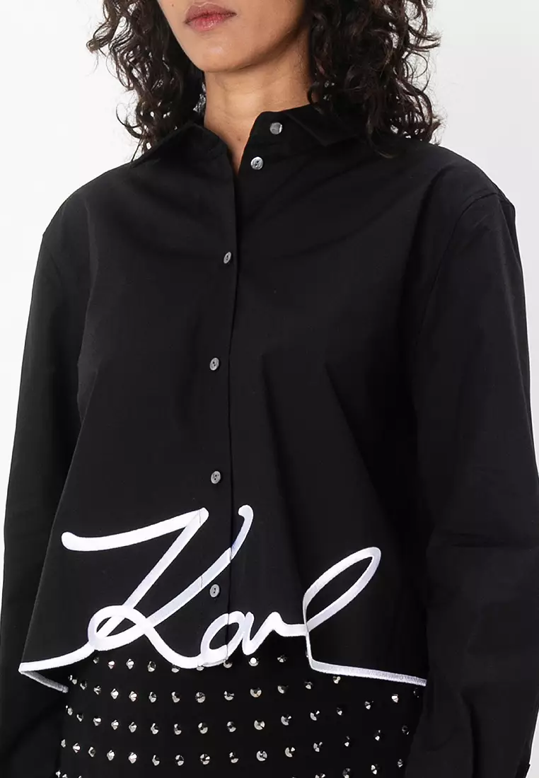 Karl Hem Signature Cropped Shirt