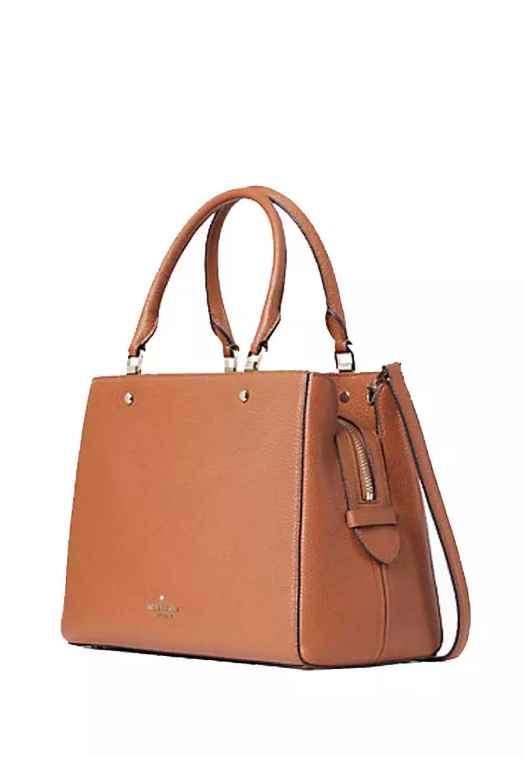 leila triple compartment satchel