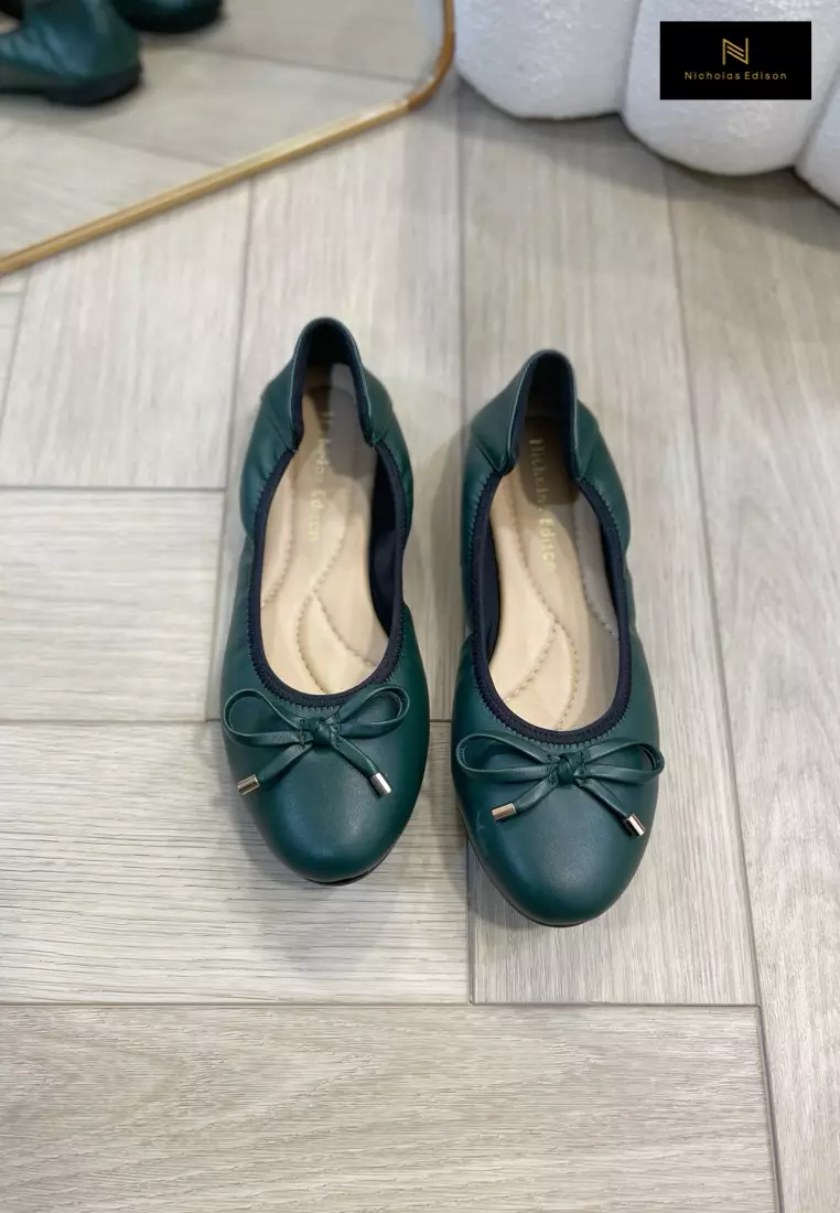 Nicholas Edison Flat Rafa Dark Green