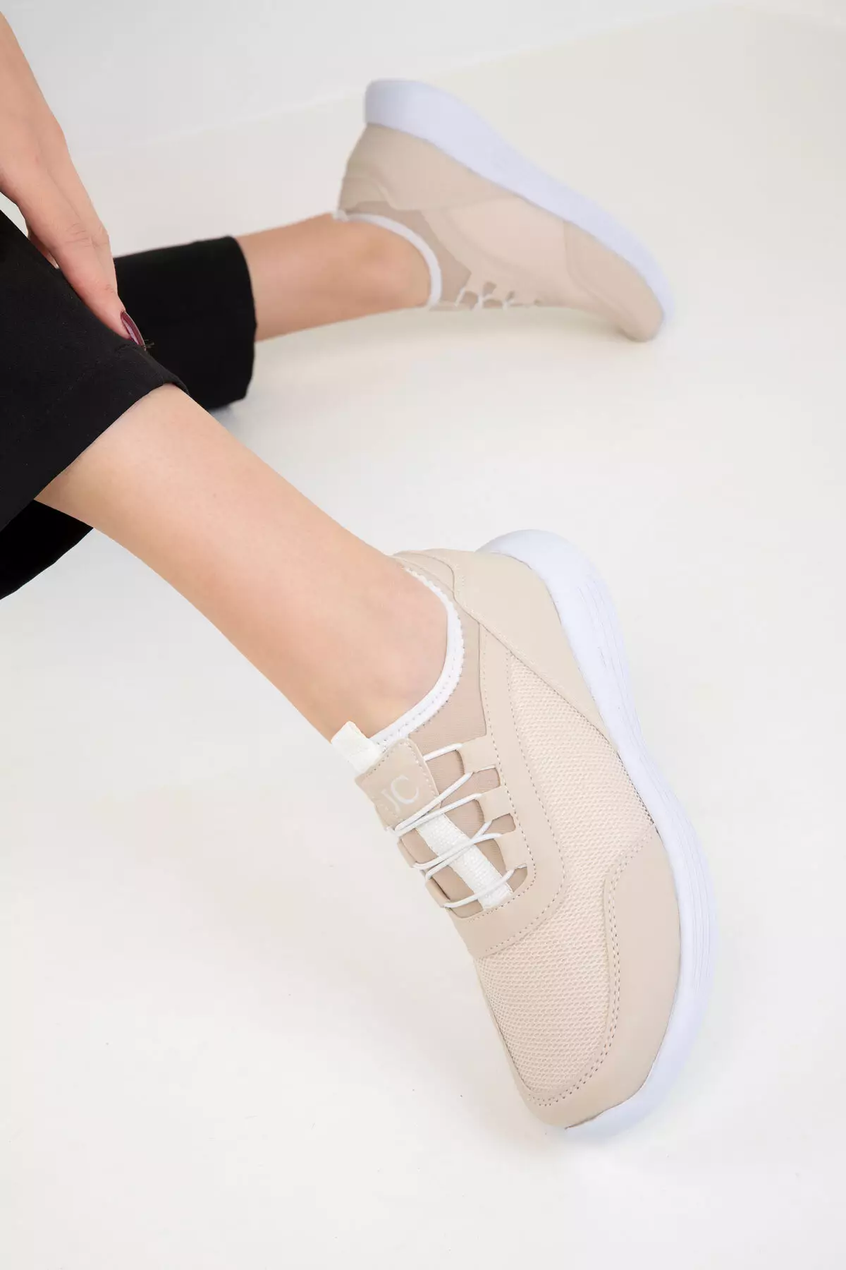Beige Women's Sneakers 20360