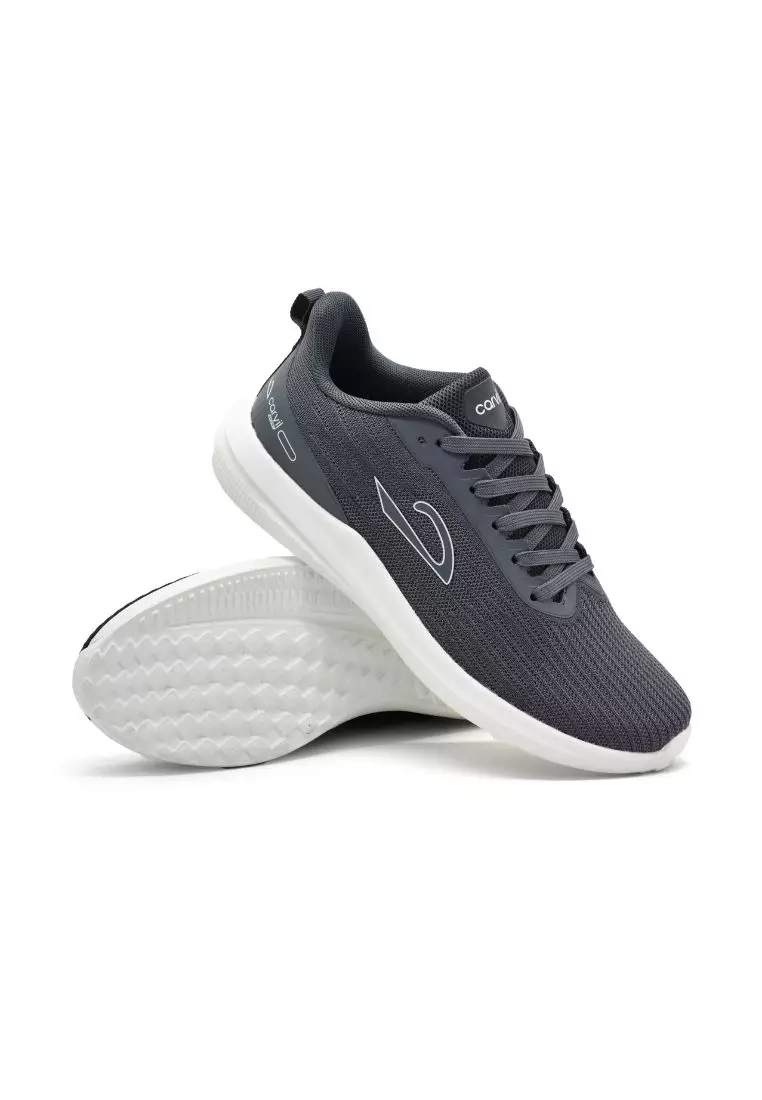 Carvil Sepatu Pria Clovis-SM Dark Grey
