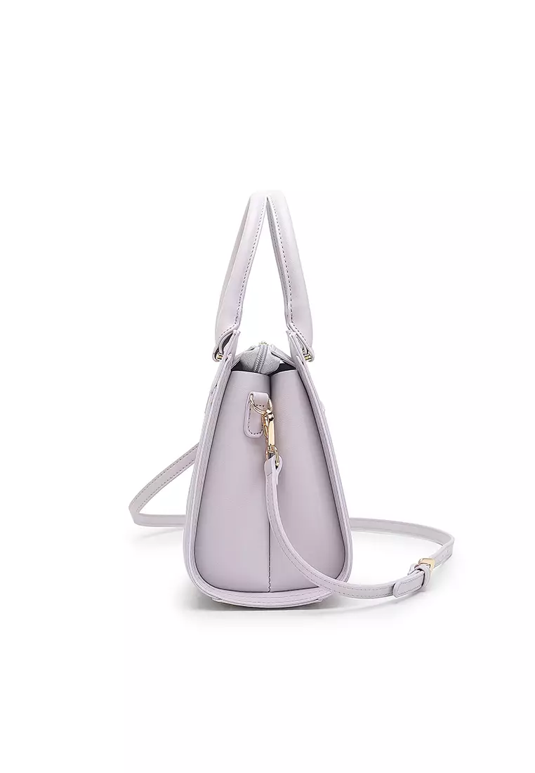 Women's Top Handle Bag / Sling Bag / Crossbody Bag (Tas Selempang / Tas Tangan) - Ungu