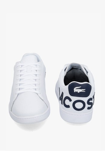 Jual Lacoste Lacoste Men S Carnaby Evo Colour Pop Leather White Sneakers Original Zalora Indonesia