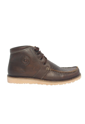 Raindoz Boots High Dark Brown