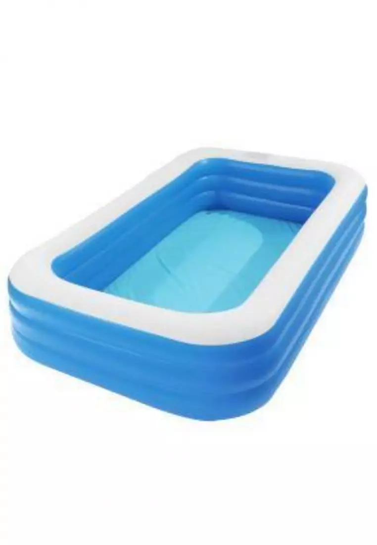 Giant Rectangular Inflatable Pool 120X72X22"
