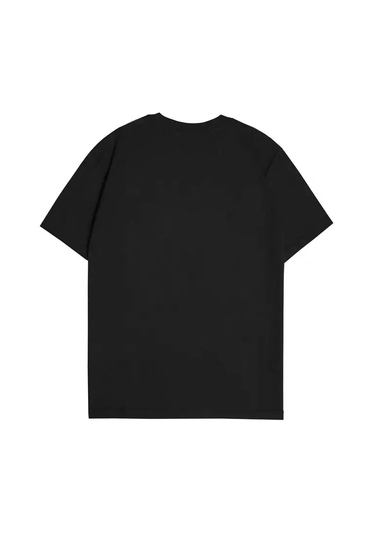 3Second Men's T-Shirt Short Sleeve Regular Fit Cotton Logo Script Shaula 341124