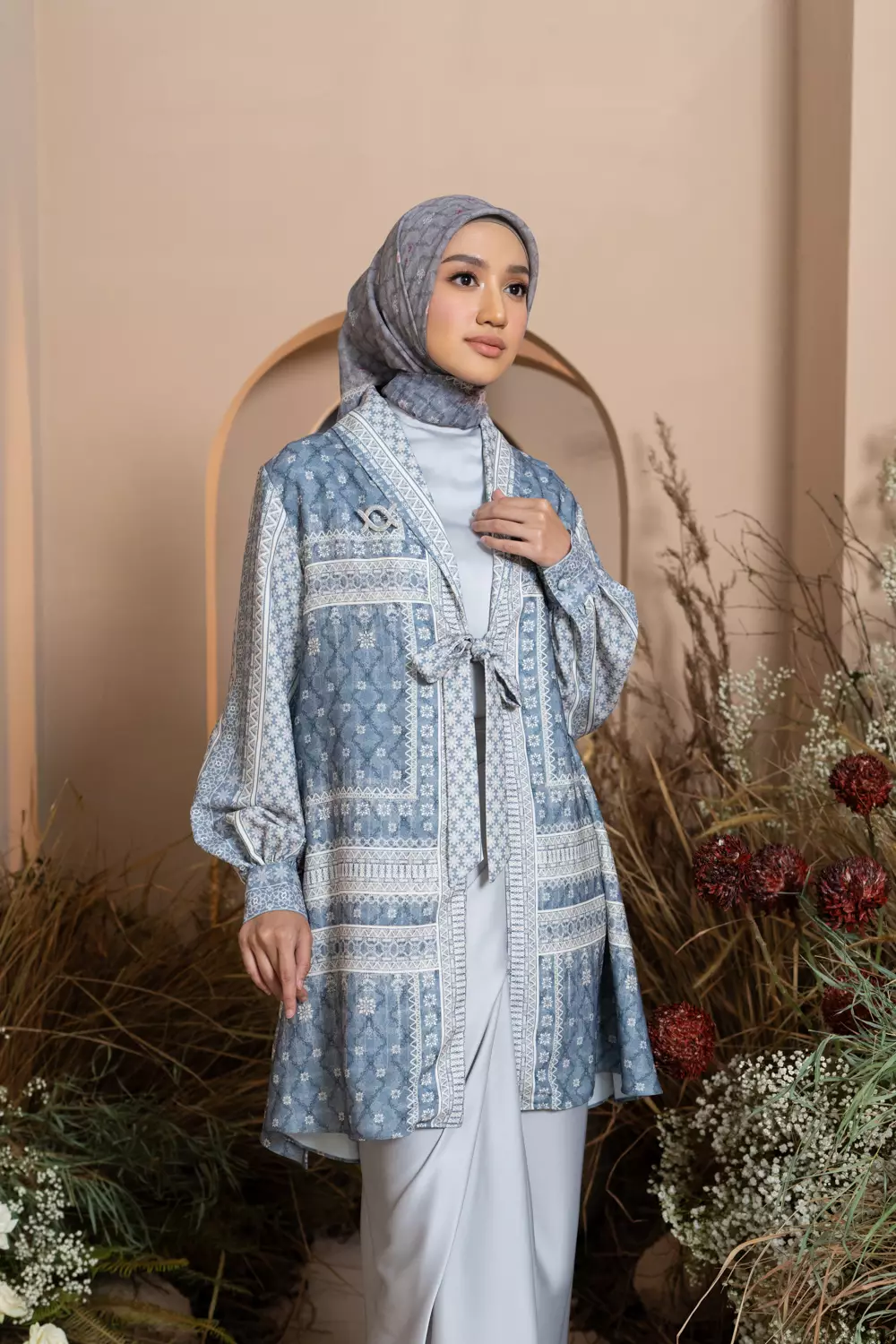 Klamby - Mariri Outer Tunic Indigo Charcoal