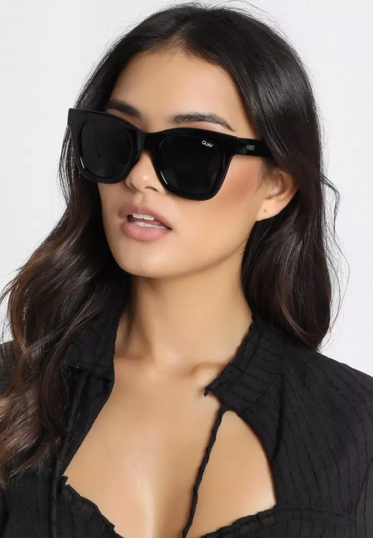 After Hours Sunglasses - Shiny Black/Smoke Polarized