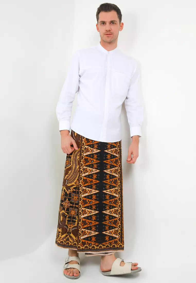 Sarung Batik Semi Tulis Wiraraja Yellow