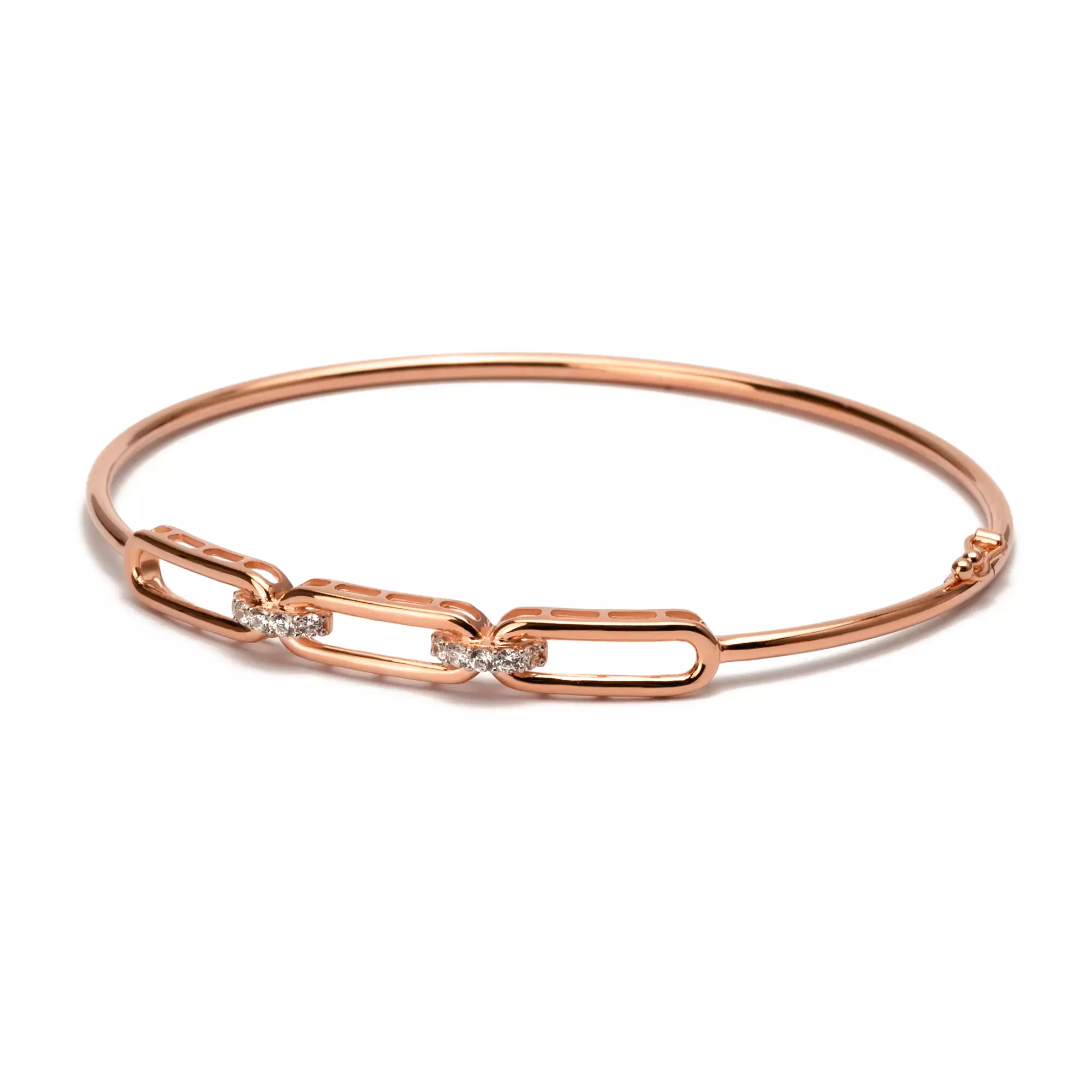 Gelang Emas 8K - Mila Gold Bangle - Tally Collection - Juene Jewelry