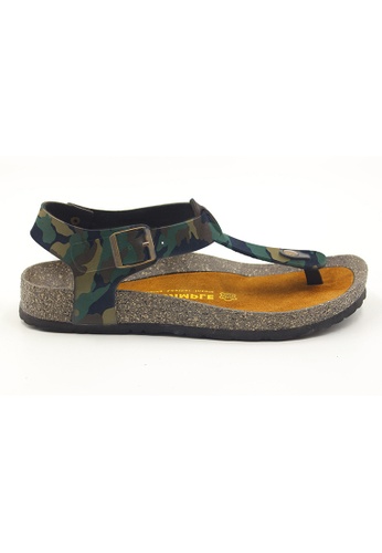 SoleSimple multi Oxford - Camouflage Leather Sandals & Flip Flops & Slipper F6D86SH7E4A76BGS_1