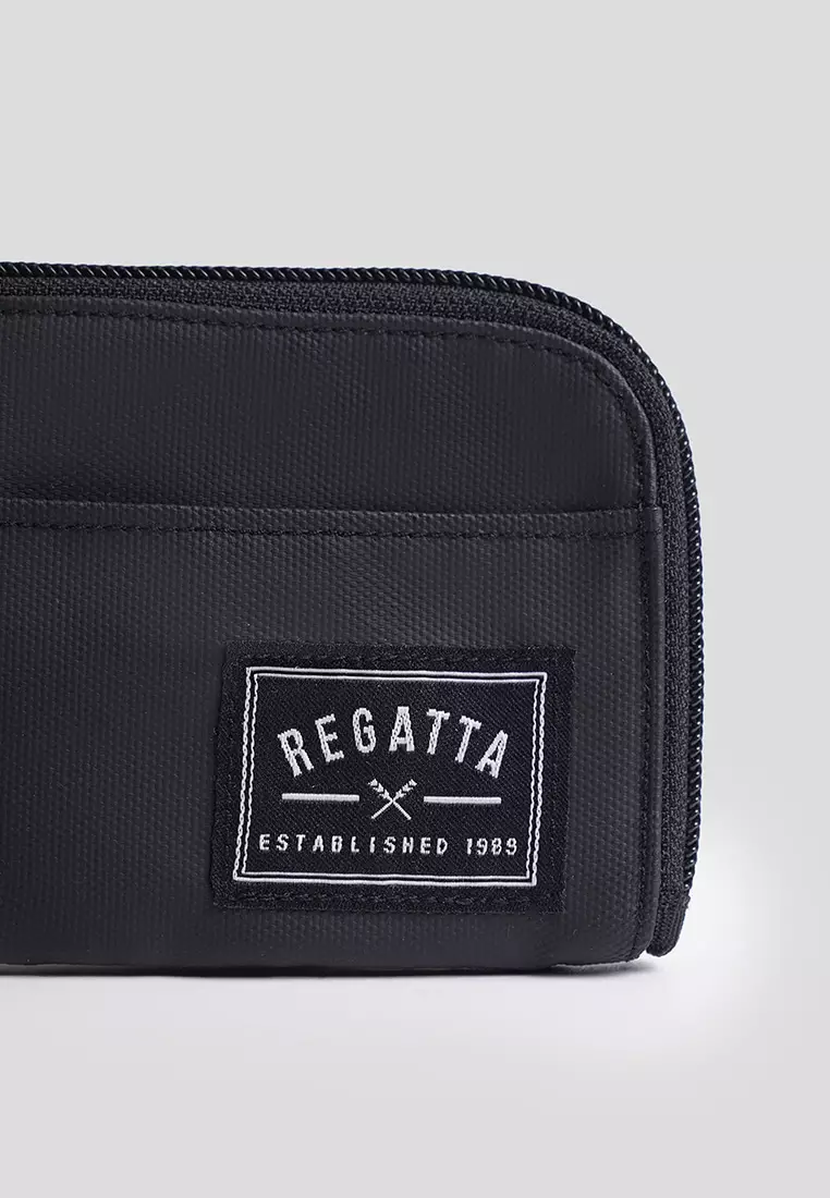 Coin Purse With Woven Label