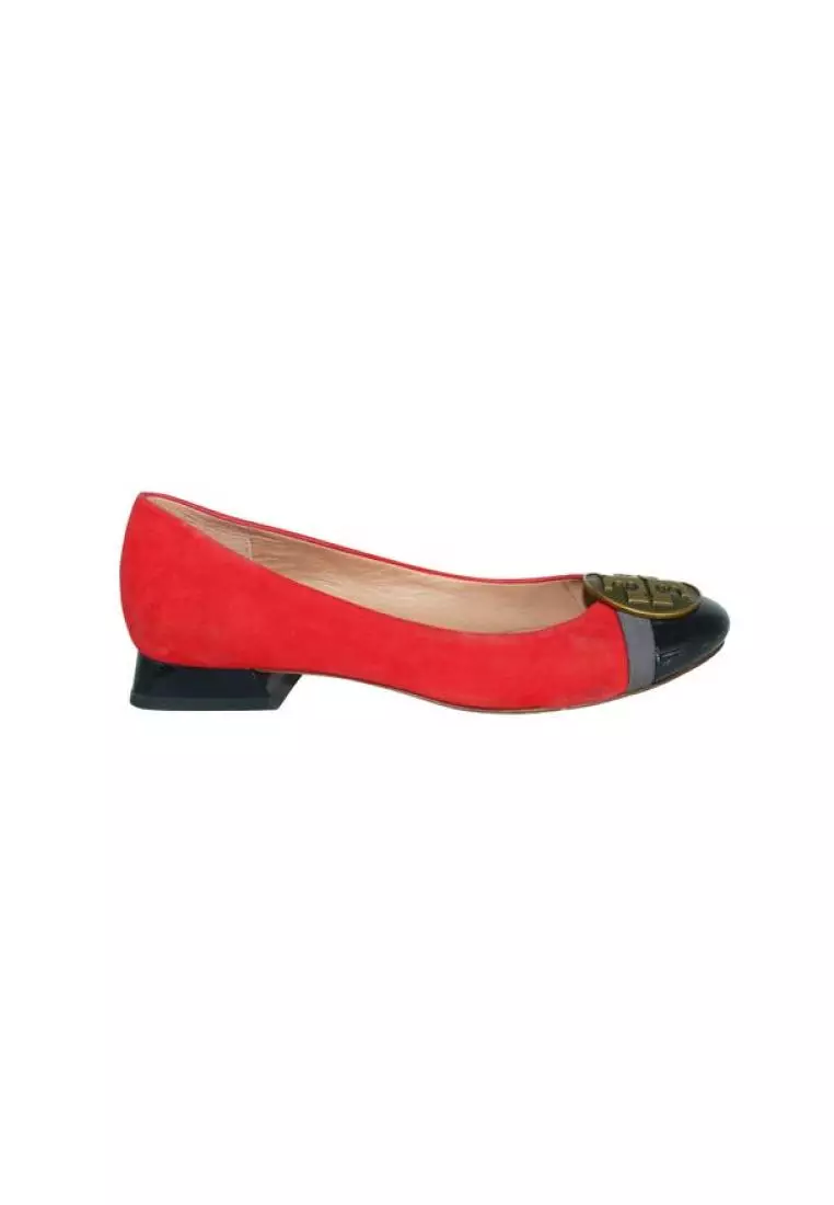 Tory burch suede heels top