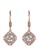 Krystal Couture gold KRYSTAL COUTURE Rose Gold Brilliant Cut Hook Earrings Embellished With Swarovski® Crystals E096BACD629922GS_2