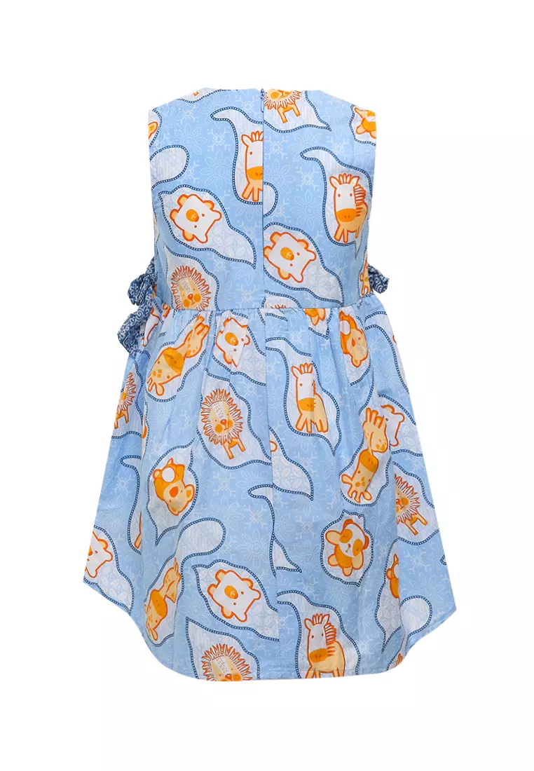 Dress Anak Perempuan Birdella Sideband Tanpa Lengan Bluesky