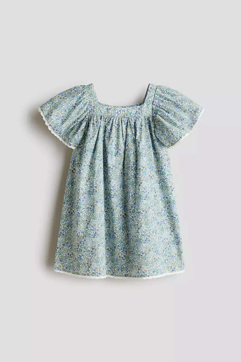 a line cotton dress h&m Ladies - Black A-line dress - Size: XXS