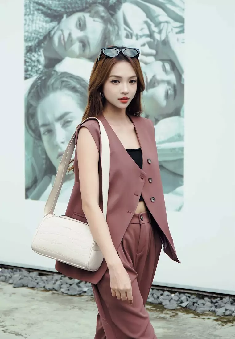 Women's Shoulder Bag / Sling Bag / Crossbody Bag (單肩包 / 斜孭袋) - 白色