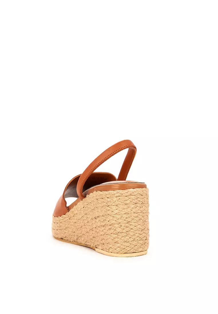 Sling Back Wedge Sandals