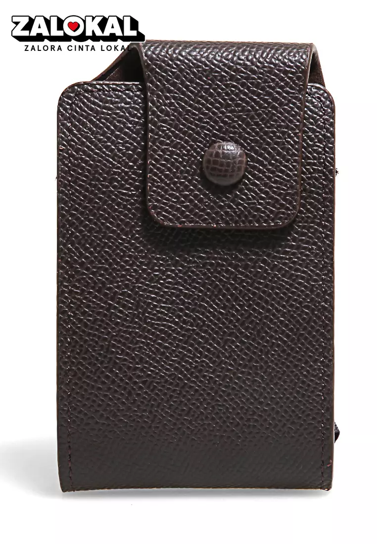 Dompet Kartu Pria Card Wallet Many Slot Simple Design Material Leather ORIGINAL