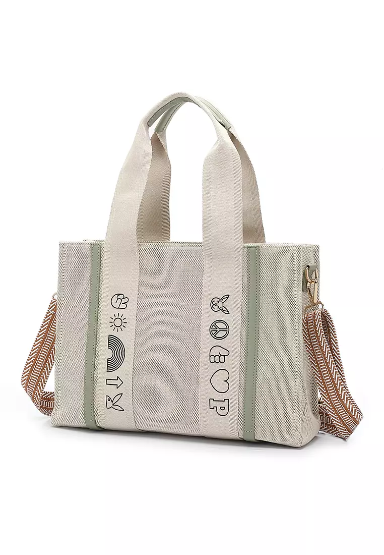 Top Handle Bag / Sling Bag / Crossbody Bag - Green