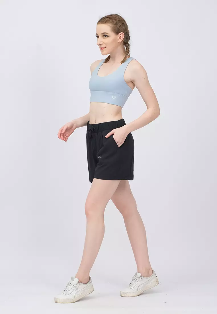 Fitwear - Sportbra Olahraga MINA CUTE MULTICROSS HOOK - BLUE