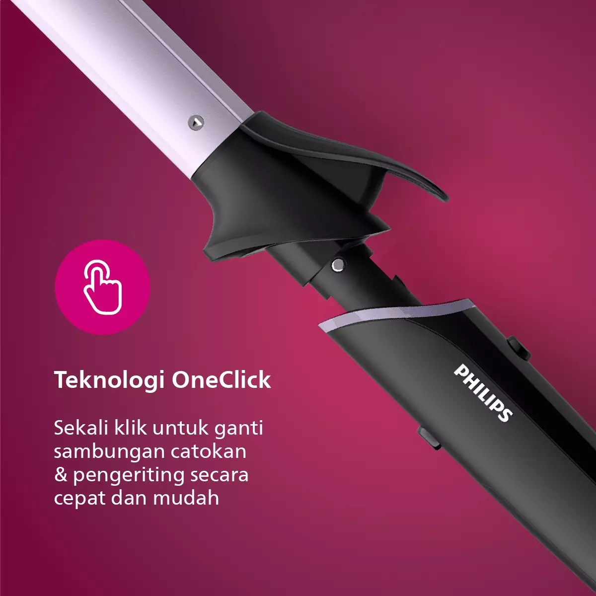 Philips Multistyler Europe BHH811/00 Pelurus dan Pengeriting Rambut