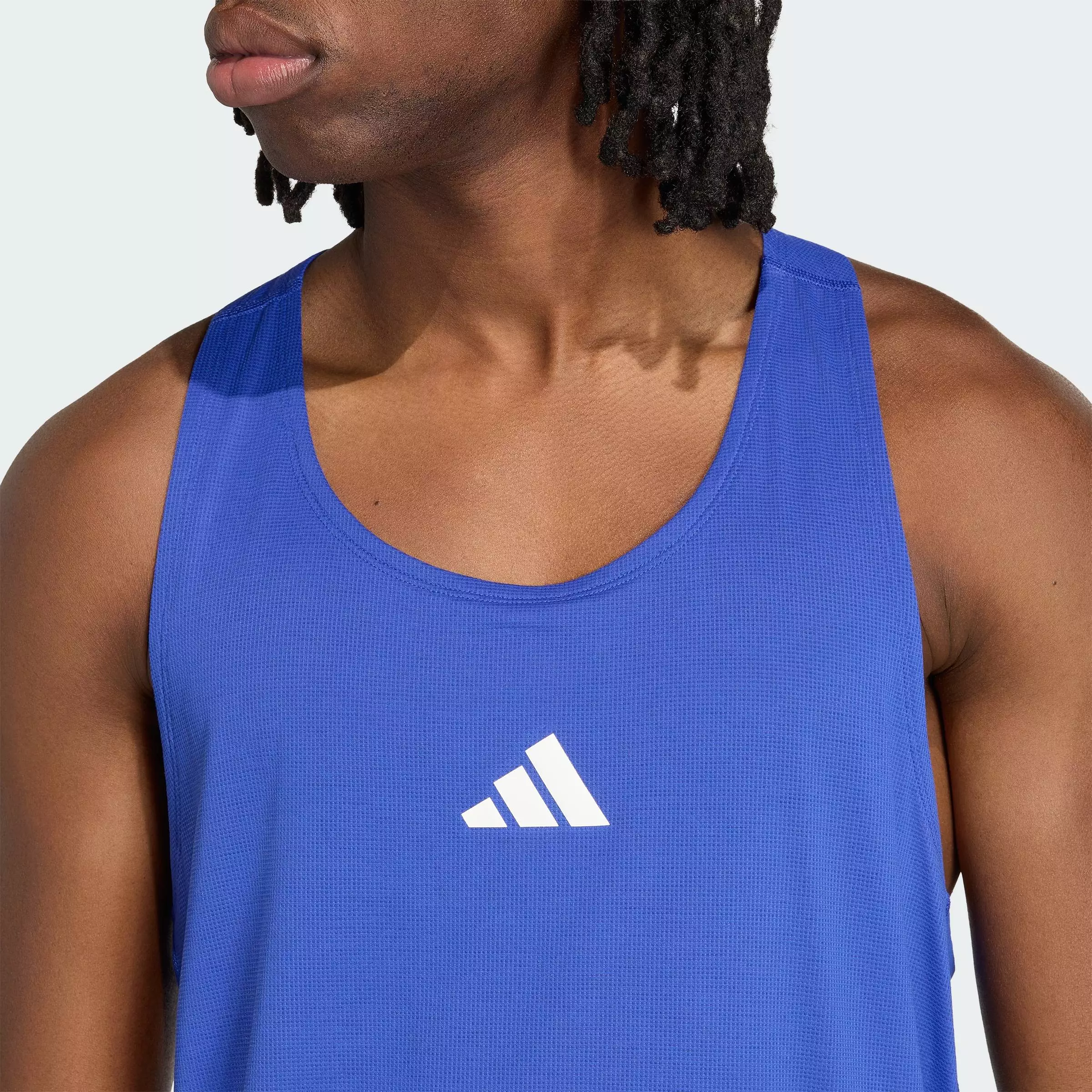 Running All Time Classics Singlet Men Blue JY8621