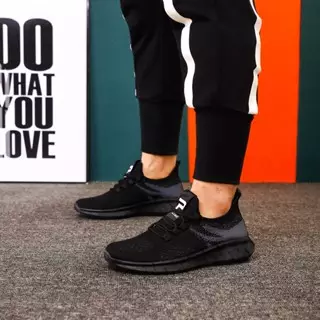 PAULMAY Sepatu Sneakers Pria Tokyo Series - Black
