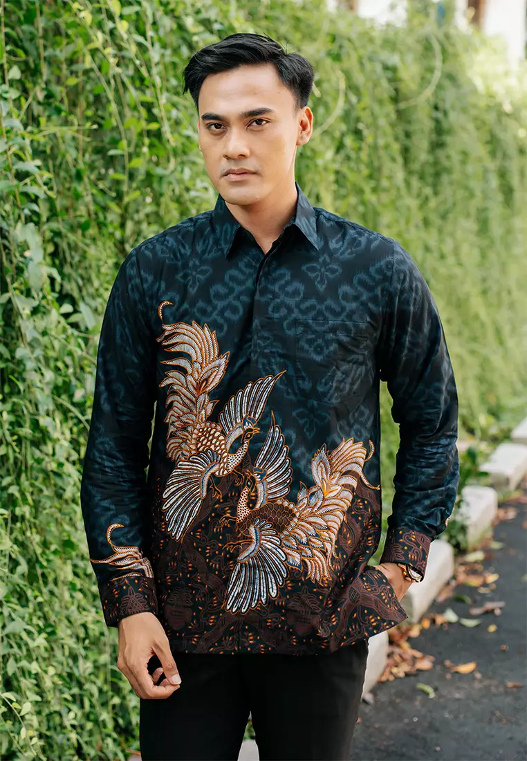 Hadinata Batik Kemeja Panjang Superfine Rajendra Rihana