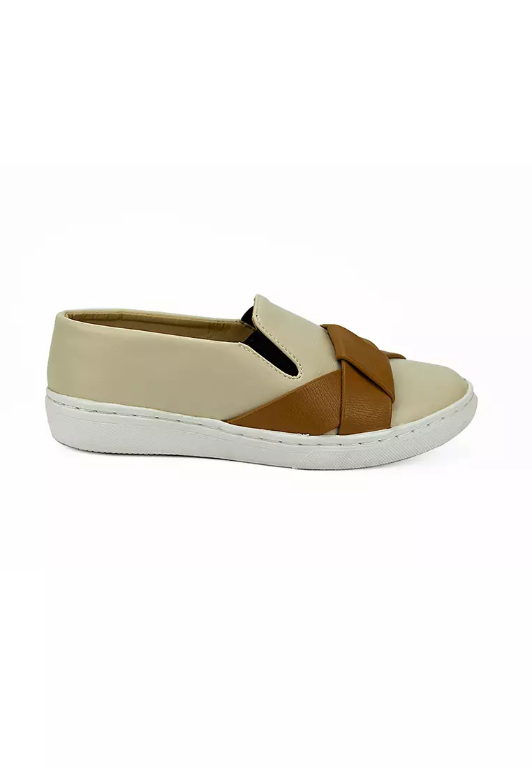 Discount on Cardam's Lifestyle  shoes - SKU: Eclb Jon 00145 Cream Sneakers