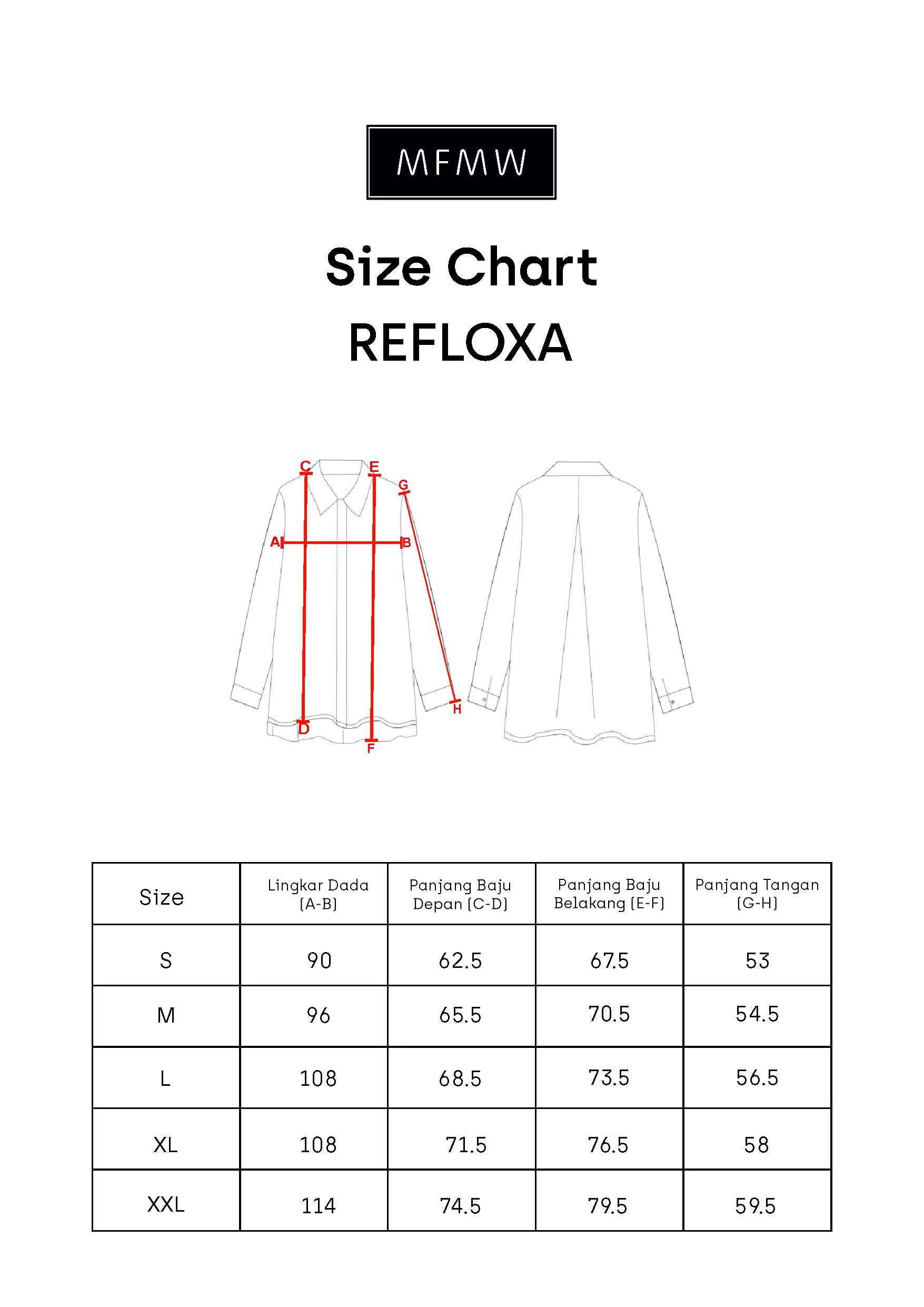 MFMW Refloxa Atasan Blouse Borken White Motif Building Print