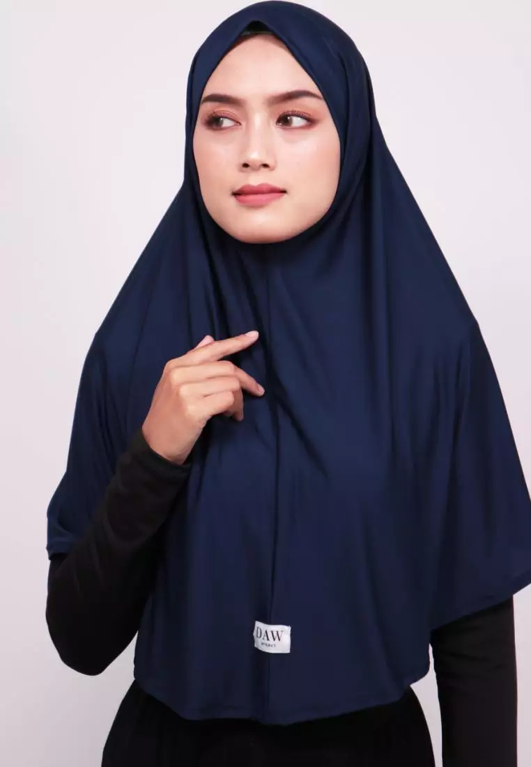 DH007 Hijab Instan Berlin Navy